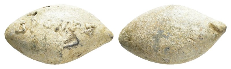 ANCIENT GREEK SLING BULLET.(4th–3rd centuries BC).Pb.

Condition : Good very f...