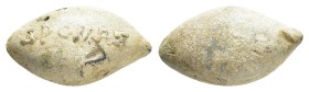 ANCIENT GREEK SLING BULLET.(4th–3rd centuries BC).Pb.

Condition : Good very fine.

Weight : 44.90 gr
Diameter : 36 mm