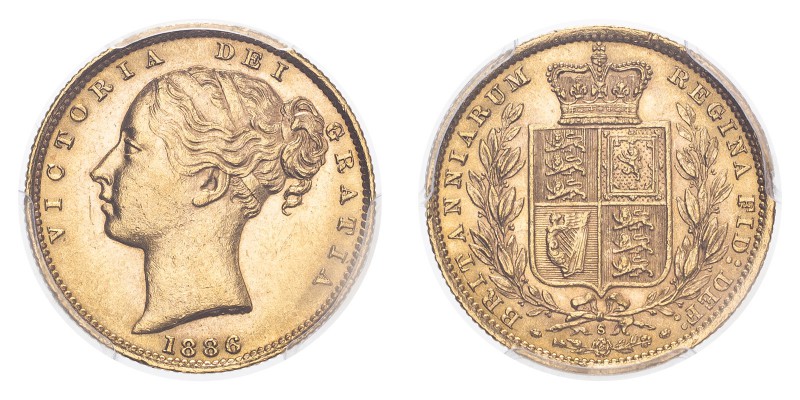 AUSTRALIA. Victoria, 1837-1901. Gold Sovereign 1886-S, Sydney. 7.99 g. In US pla...