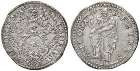 Ancona. Gregorio XIII (1572-1585). Giulio AG gr. 3,06. Muntoni 314. Berman 1225. Dubbini-Mancinelli pag. 162 (5° tipo). MIR 1223/7. Villoresi 305 d). ...