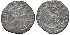 (L') Aquila. Ludovico I d’Angiò pretendente (1382-1384). Quattrino MI gr. 0,88. CNI 47. MEC 14, –. D’Andrea-Andreani 15. MIR 50. Raro. BB