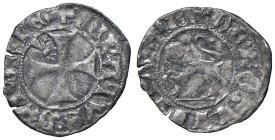 (L') Aquila. Renato d’Angiò (1435-1442). Quattrino MI gr. 0,66. CNI 49. MEC 14, 754. D’Andrea-Andreani 65. MIR 71. Raro. Migliore di BB