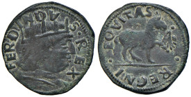 (L') Aquila. Ferdinando I d’Aragona (1458-1494). Cavallo AE gr. 2,09. D’Andrea-Andreani – (cfr. 118). MIR –. Vall-Llosera i Tarrés 203 error 1 (questo...