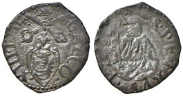 Fano. Gregorio XIII (1572-1585). Quattrino MI gr. 0,68. Muntoni 409. Berman 1275. Ciavaglia 35. MIR 1275/8. q.SPL