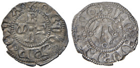 Fermo. Eugenio IV (1431-1447). Bolognino AG gr. 0,78. Muntoni 39. Berman 317. MIR 322. Raro. Tondello irregolare, altrimenti migliore di BB