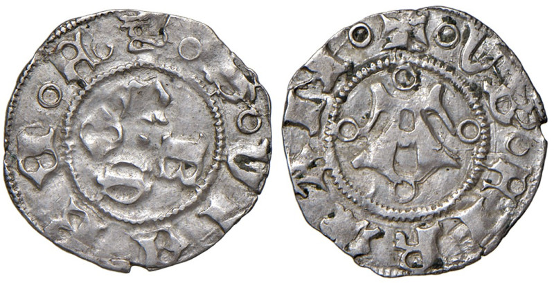 Fermo. Francesco Sforza (1434-1446). Bolognino AG gr. 0,93. CNI 1. Raro. Miglior...