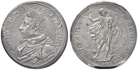 Firenze. Cosimo II de’ Medici (1609-1621). Piastra 1612 AG gr. 32,52. Galeotti X, 8/9. MIR 261/2. Rara. Patina di medagliere, q.SPL