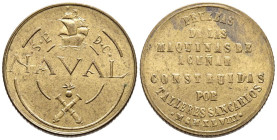 ESTADO ESPAÑOL (1936-1975). 1 Peseta. (Ae. 3,37g/21mm). 1948. Prueba de los Talleres San Carlos, Cádiz. (Cal-2019-No cita). Tipo coincidente. EBC+. Ma...