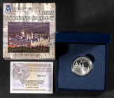 JUAN CARLOS I (1975-2014). 5 Euros. (Ar. 13,50g /33mm). I Serie. Patrimonio Nacional. Real Sitio de San Lorenzo del Escorial. 2013. FNMT. PROOF. Prese...