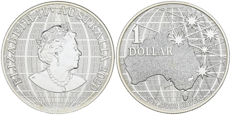 AUSTRALIA. 1 Dollar (Ar. 31,95g/40mm). 2020. Beneath the Southern Skies (Bajo lo...