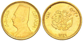 EGIPTO, Fuad I. 20 Piastres. (Au. 1,70g/15mm). 1348H (1929). (Km#351). EBC.