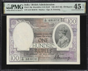 INDIA. Government of India. 100 Rupees, ND (1917-30). P-10p. PMG Choice Extremely Fine 45 Net.
Madras, serial number S/53 681676, signed by H. Dennin...