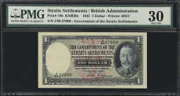 STRAITS SETTLEMENTS. Government of the Straits Settlements. 1 Dollar, 1935. P-16b. KNB20e. PMG Very Fine 30.

Estimate: $100.00- $150.00