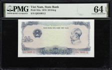 VIETNAM. Lot of (6). Ngan Hang Nha Nu'oc Viet Nam. 20, 100, 500, 1000, & 5000 Dong, 1976-91. P-83a, 88b, 101a, 102a, 105b & 108a. PMG Choice About Unc...