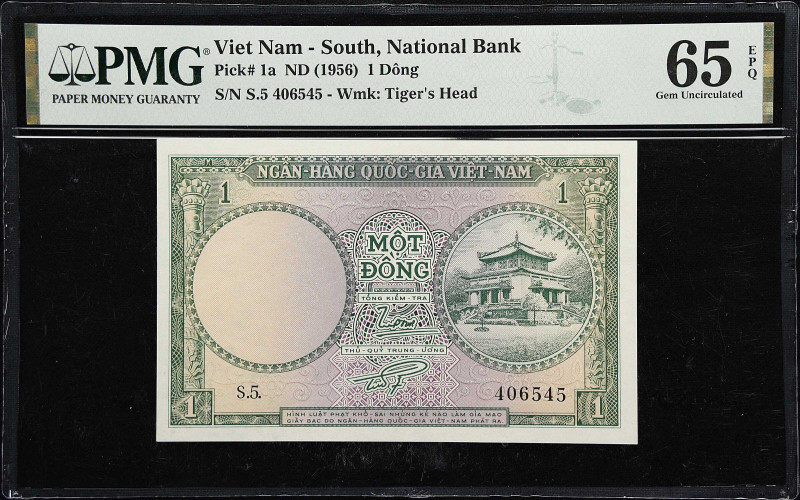 VIETNAM, SOUTH. Lot of (8). Ngan Hang Quoc Gia Viet Nam. 1, 2, 5, 10, 50,100 & 5...