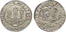 HAMBURG
Hamburgische Münzen in Silber
Reichstaler 1623. Titel Ferdinand II. Mzz. Faust hält Zainhaken. Stadtburg, die gekürzte Jahreszahl 623 am End...