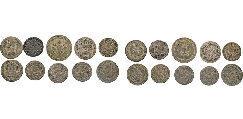 HAMBURG
Hamburgische Münzen in Silber
Acht Schilling 1797, kleine Burg. 4 Schi...