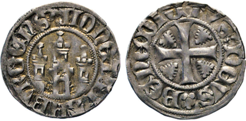 HAMBURG
Hamburgische Münzen in Silber
Witten (Vier Pfennige) seit 1370, Burg i...