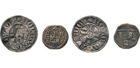 HAMBURG
Hamburgische Münzen in Silber
Witten seit 1379. Burg in Perlkreis. Rs. Kreuz, in der Mitte kl. sechsstrahliger Stern in Kreis, in den Winkel...