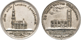 HAMBURG
HAMBURGISCHE MEDAILLEN DES 17. BIS 21. JAHRHUNDERTS
Silbermedaille 1750 (Chronogramm v. P.H. Goedecke) auf die Einäscherung der St. Michaels...