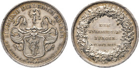 HAMBURG
HAMBURGISCHE MEDAILLEN DES 17. BIS 21. JAHRHUNDERTS
Silbermedalle 1833 (v. H.F. Alsing) auf das 25-jährige Amtsjubiläum des Oberalten Siegmu...