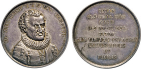HAMBURG
HAMBURGISCHE MEDAILLEN DES 17. BIS 21. JAHRHUNDERTS
Silbermedaille 1834 (v. Held) auf den Tod des Bürgermeisters Johann Arnold Heise. Sein B...