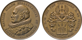 HAMBURG
HAMBURGISCHE MEDAILLEN DES 17. BIS 21. JAHRHUNDERTS
Bronzemedaille 1835 „Bürgermeisterpfennig“ (v. Held für Loos) auf den Tod des Bürgermeis...