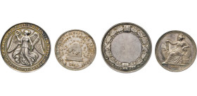 HAMBURG
HAMBURGISCHE MEDAILLEN DES 17. BIS 21. JAHRHUNDERTS
Große und kleine Prämienmedaille in Silber o.J. (seit 1837, von C. Voigt) der Gesellscha...