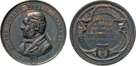 HAMBURG
HAMBURGISCHE MEDAILLEN DES 17. BIS 21. JAHRHUNDERTS
Bronzene Lappenberg-Medaille o.J. (seit 1864, von H. Lorenz) gestiftet zum 25-jährigen B...