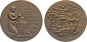 HAMBURG
HAMBURGISCHE MEDAILLEN DES 17. BIS 21. JAHRHUNDERTS
Bronzemedaille 1902 (v. Paul Düyffcke u. J.v. Langa) auf das 50-jährige Bestehen der Ham...
