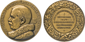 HAMBURG
HAMBURGISCHE MEDAILLEN DES 17. BIS 21. JAHRHUNDERTS
Offiz. Bronzemedaille des Senats 1904 (unsigniert) auf den Tod des Bürgermeisters Gerhar...