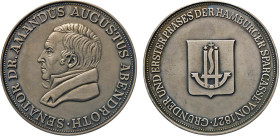 HAMBURG
HAMBURGISCHE MEDAILLEN DES 17. BIS 21. JAHRHUNDERTS
Silberne Prämienmedaille o.J. (verliehen ca. 1955 bis 1972, unsigniert, Burgpunze 935) d...