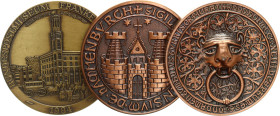 HAMBURG
HAMBURGISCHE MEDAILLEN DES 17. BIS 21. JAHRHUNDERTS
Bronzemedaille 1972 u. 1973 mit dem ältesten Stadtsiegel und mit dem Türklopfer von St. ...