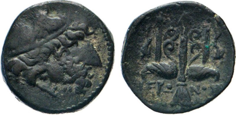 ANTIKE WELT
Griechen
SIZILIEN, Syrakus. Hieron II., 275–216 v.Chr. AE. Kopf de...