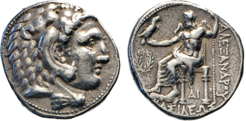 ANTIKE WELT
Griechen
MAKEDONIEN. Alexander III. Der Große, 336–323 v. Chr. AR ...