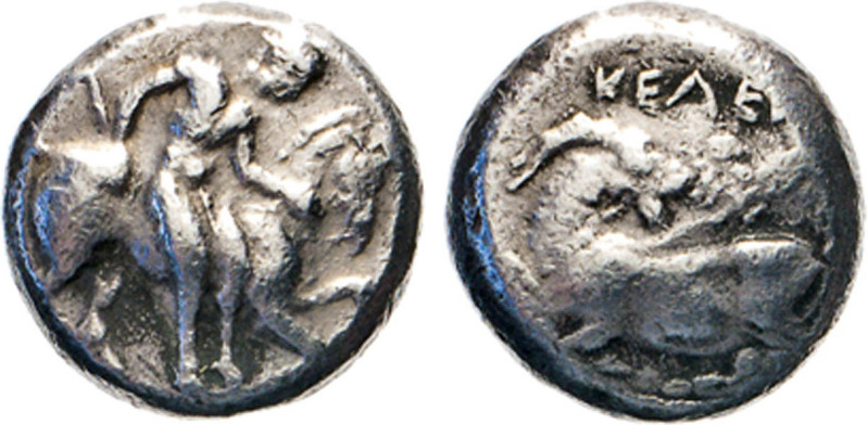 ANTIKE WELT
Griechen
KILIKIEN, Kelenderis. AR Stater, ca. 425-400 v.Chr. Nackt...