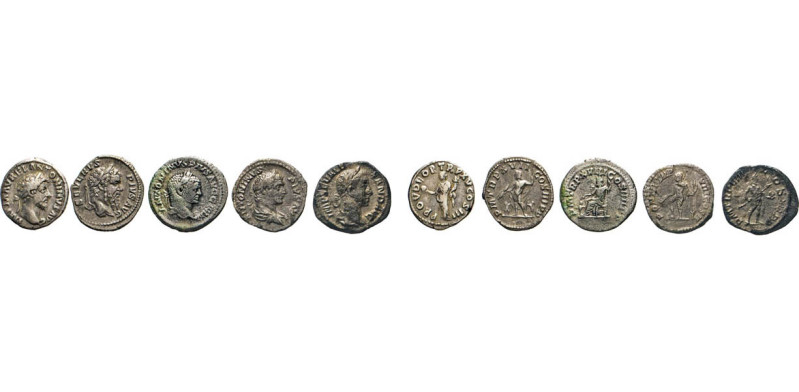 ANTIKE WELT
RÖMISCHES REICH
Lot AR Denare: Marcus Aurelius, 161–180. Rs. Steh....