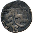 DEUTSCHE MÜNZEN VOR 1871
BAMBERG
Anton von Rotenhan, 1431–1459. Einseitiger Pfennig. Krug 156. 0,32 g. 
ss