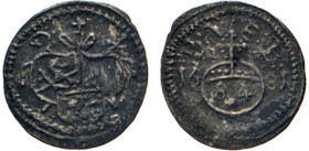 DEUTSCHE MÜNZEN VOR 1871
BAMBERG
Peter Philipp von Dernbach, 1672–1683. Dreier 1681. Krug 278. 0,51 g. 
ss-vz