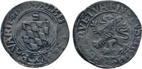DEUTSCHE MÜNZEN VOR 1871
BAYERN
HERZOGTUM. Wilhelm IV., 1508–1550. ½ Batzen 1510. Vormundschaftliche Prägung mit Titel Albrecht IV. Hahn 16. 
ss...