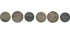 DEUTSCHE MÜNZEN VOR 1871
BRAUNSCHWEIG-LÜNEBURG
LINIE WOLFENBÜTTEL
1/24 Taler (Groschen) nach dem Leipziger Fuß 1694 HCH[Zainhaken], Braunschweig. G...
