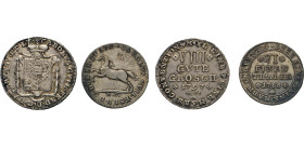 DEUTSCHE MÜNZEN VOR 1871
BRAUNSCHWEIG-LÜNEBURG
LINIE WOLFENBÜTTEL
8 Gute Groschen Konventionsmünze 1797, Braunschweig. Gekröntes 11-feldiges Wappen...