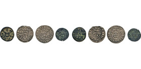 DEUTSCHE MÜNZEN VOR 1871
ALTDEUTSCHE LOTS
EINBECK. Cu-1 Stadtpfening o.J. (1647-1717) 2 variierende Ex./ Buck 141f. 0,70 u. 0.60 g. HAL­BER­STADT, B...
