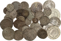 DEUTSCHE MÜNZEN VOR 1871
ALTDEUTSCHE LOTS
Interessante Mischung von verschiedenen Kleinsilber-u. Billonmünzen 15. bis 19. Jhdt. deutscher Länder und...