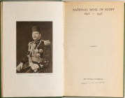 NATIONALBANK OF EGYPT 1898-–1948 (For Privat Circulation). Frontispiz (King Farouk I). 155S., 2 Bll. Index. 6 Tafeln mit Bankgebäuden, 3 mit Personen....