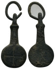 Bronze Weight 7.22 gram Diameter 44 mm BYZANTINE EMPIRE.Cross.(8th-10th century).Ae. Sold as seen.