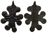 Bronze Weight 5.85 gram Diameter 37 mm BYZANTINE EMPIRE.Cross.(8th-10th century).Ae. Sold as seen.