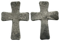 Silver Weight 1.59 gram Diameter 23 mm BYZANTINE EMPIRE.Cross.(8th-10th century).Ae. Sold as seen.