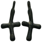 Bronze Weight 3.84 gram Diameter 32 mm BYZANTINE EMPIRE.Cross.(8th-10th century).Ae. Sold as seen.