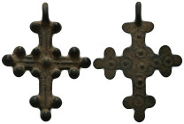 Bronze Weight 8.68 gram Diameter 46 mm BYZANTINE EMPIRE.Cross.(8th-10th century).Ae. Sold as seen.